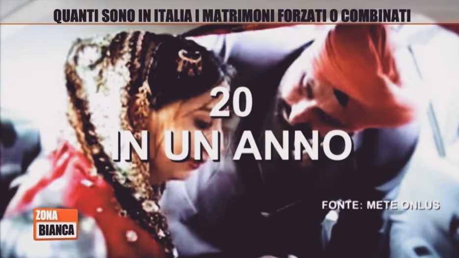 METE: 'A Zona Bianca (Rete 4), Trasmissione Condotta da Giuseppe Brindisi, Interveniamo sui Matrimoni Precoci e Forzati'